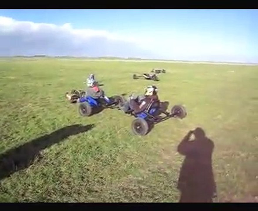 Kite buggy tandem duo 2 voiles ! super top méga délire ; )