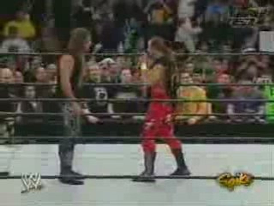 Edge And Shawn Michaels After RR 2005