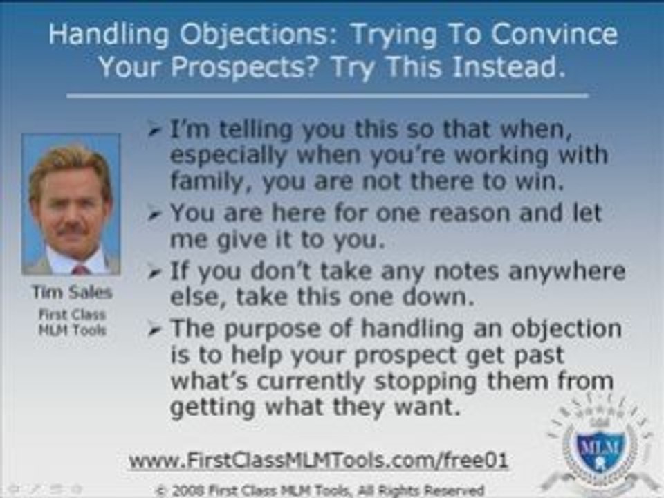 Trying To Convince Your MLM Prospects? Try This Instead.