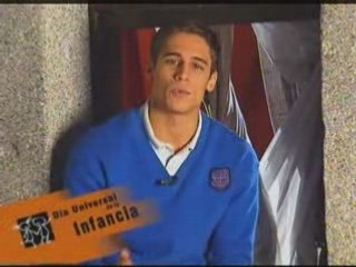 Martín Rivas en la campaña del Día Universal de la Infancia