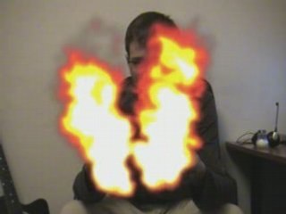 Fire effect by Ghost Rider