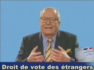 FN - Le Pen - insécurité et immigration - 14/11/2008 (1/2)