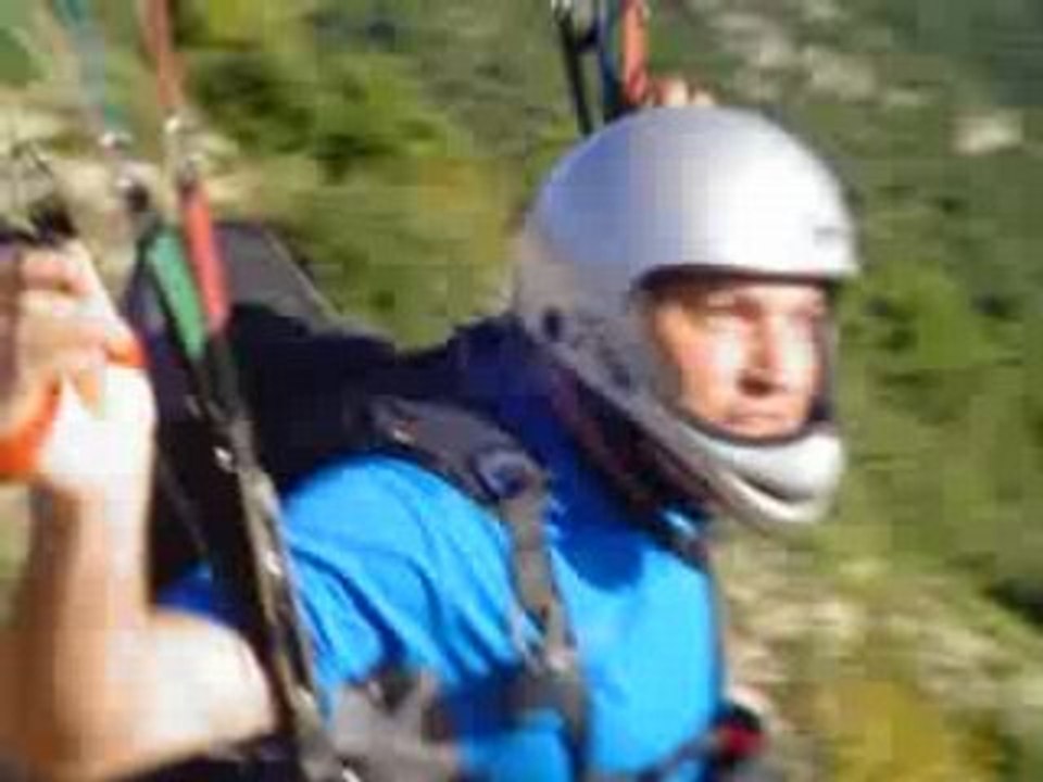 parapente décollage manqué = branchage