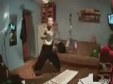 Webcam Girl's Dancing Surprise