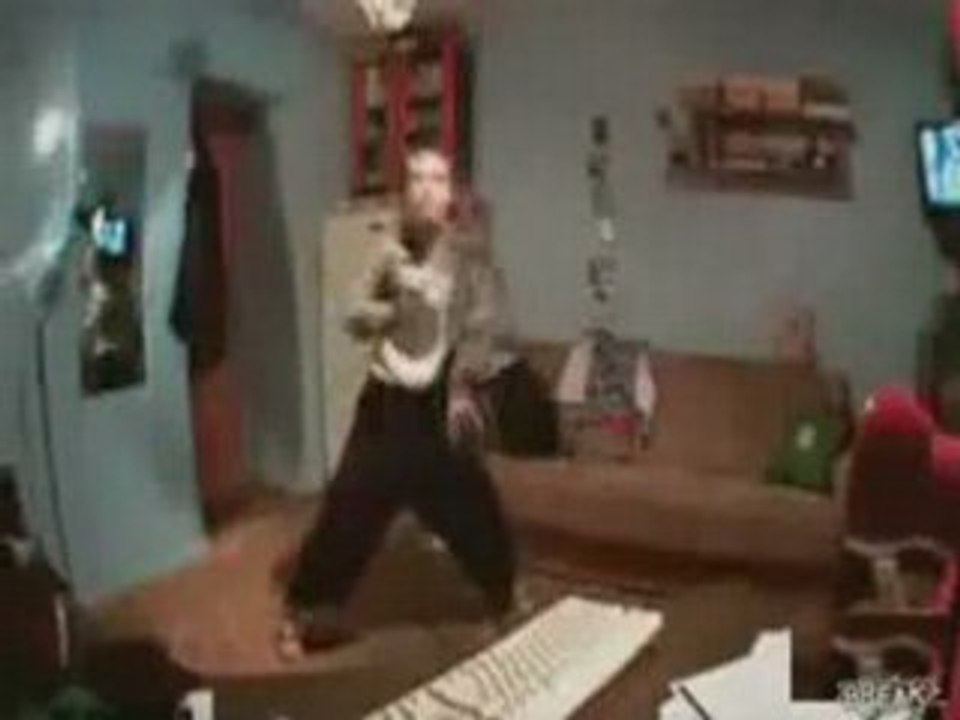 Webcam Girl's Dancing Surprise
