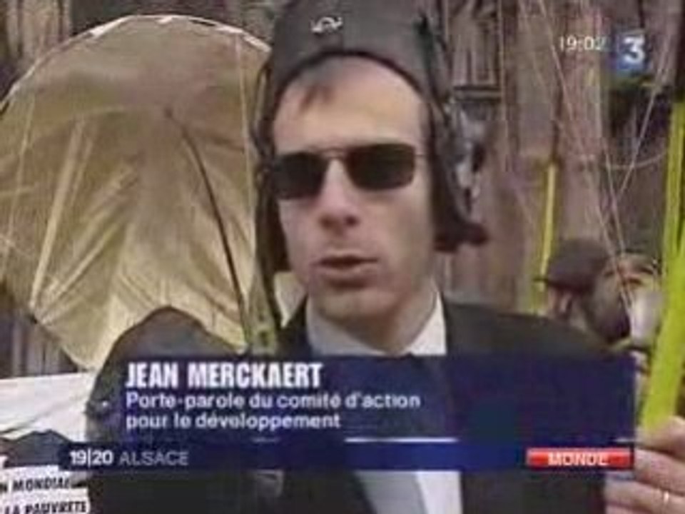 Action mondiale contre la pauvreté Parachutes dorés