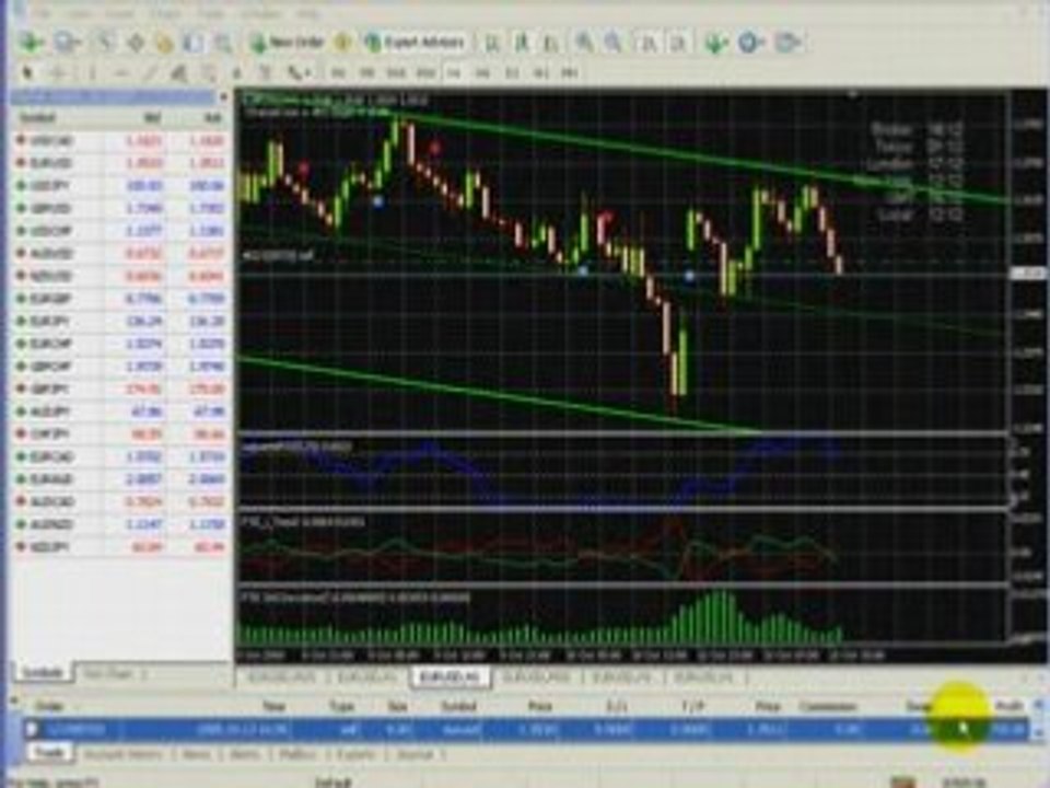 $800 Profit on EUR/USD Pair on Oct 13 2008