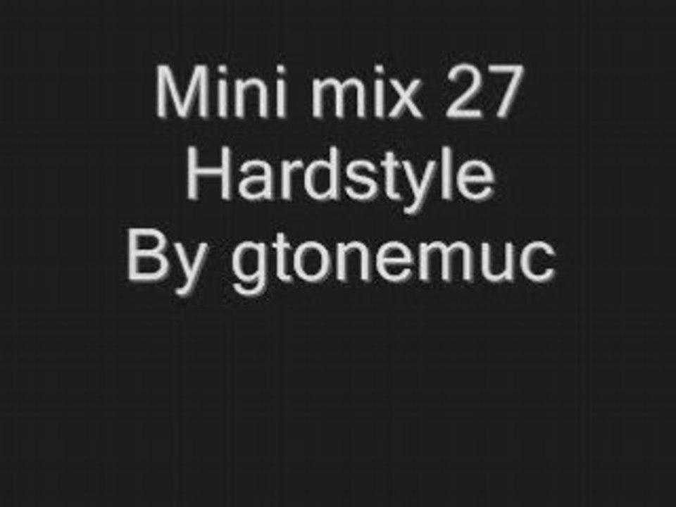 Mini mix 27 Hardstyle