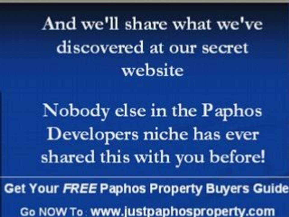 Estate Agents Paphos