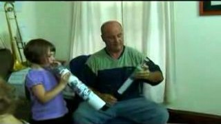 Homemade Instruments for Children - How to Play Aerophone- H