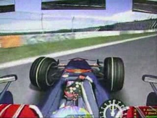 Moi sur Rfactor avec la Toro Rosso de Sebastien Bourdais