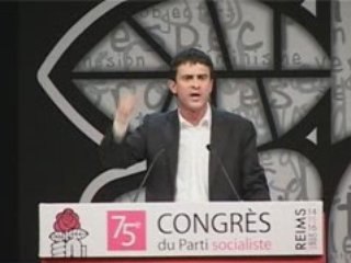 Manuel Valls au Congrès de Reims