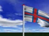 Faroe Islands. /Faroese flag