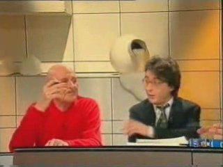 Marc-Edouard Nabe et le professeur Choron