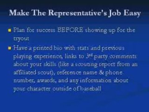 Independent Baseball Tryouts - What Happens After The Tryout