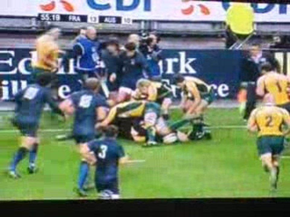 France 13 - 18 Australie