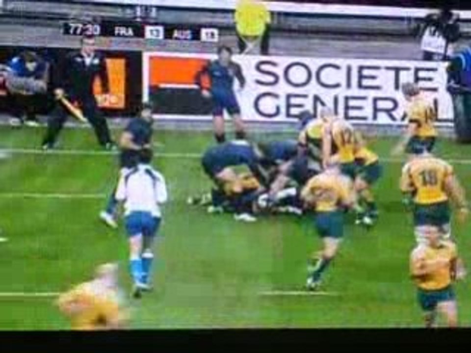 France 13 - 18 Australie