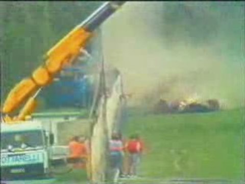 F1 crash - Nelson Piquet à Imola dans Tamburello (1987)