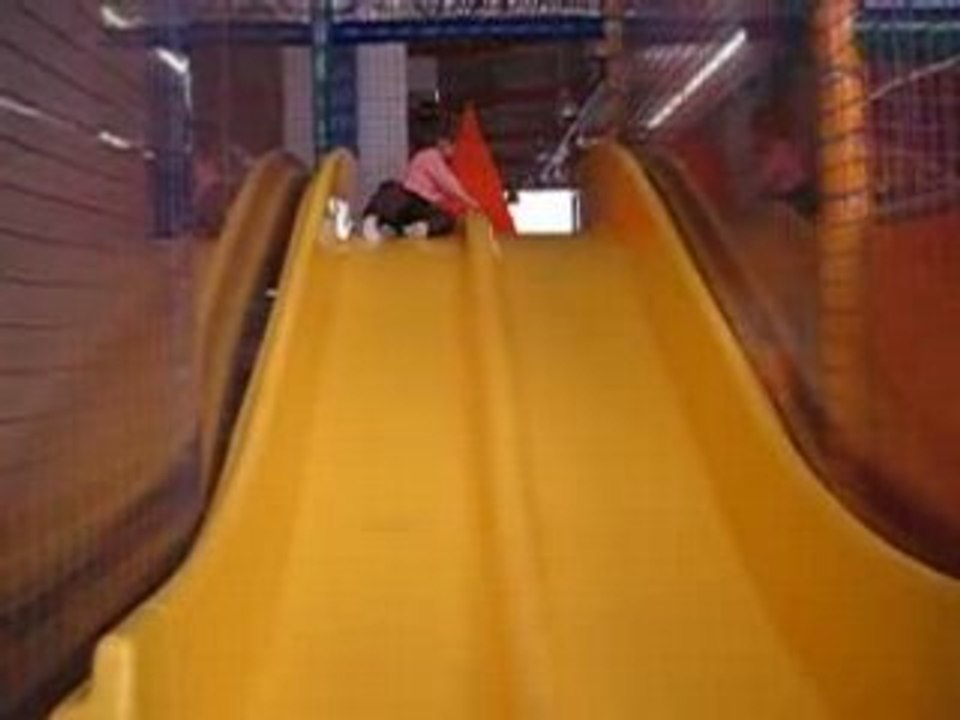 toboggan en famille