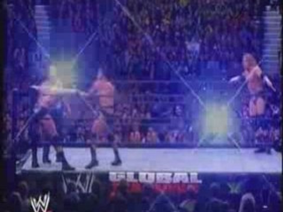 WWE Global Warning - The Rock vs Triple H vs Brock Lesnar