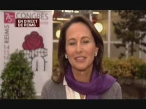 Congrès du PS : Ségolène Royal sur France 2 (partie 1)
