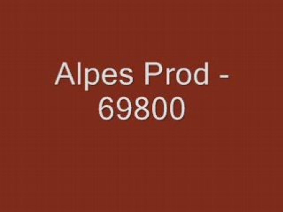 Alpes Prod - 69800