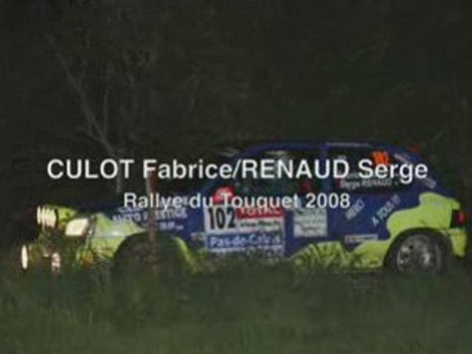 Cilo Williams Rallye du Touquet 2008 Culot / Renaud