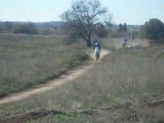 essai des motos du paris dakar,avec smoy derriere!!!