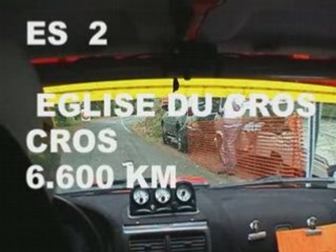 Rallye cigalois 08 caméra embarquée