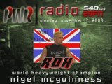 Nigel McGuiness on the Pro Wrestling Report!