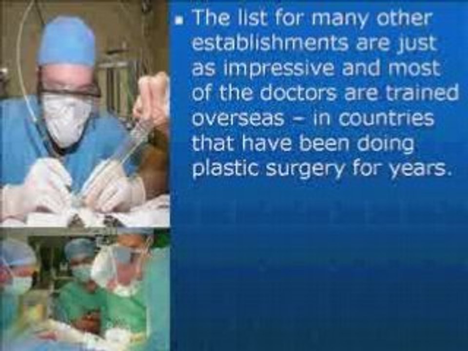 Singapore As a Choice For Cosmetic Surgery