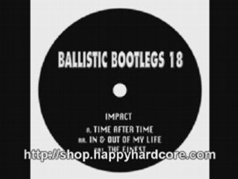 Impact Time After Time Ballistic Bootlegs vinyl BOOTS018