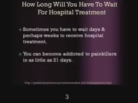 Passing Kidney Stones Pain Free