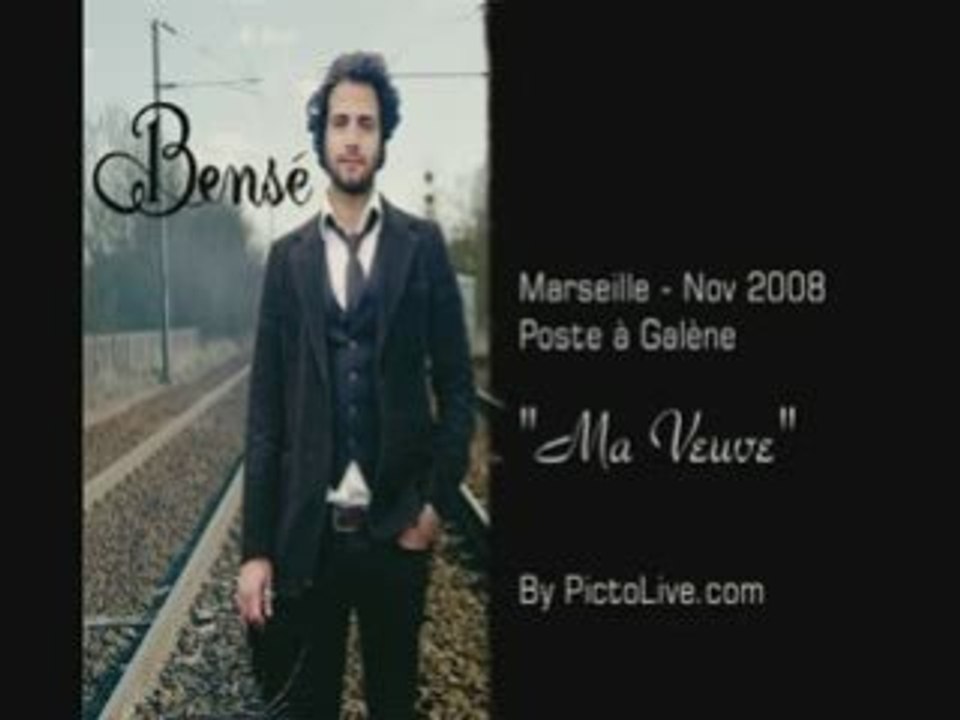 Bensé -  "Ma Veuve" - Live by PictoLive