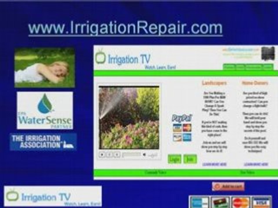 Garden Irrigation Sprinkler Systems and Irrigation