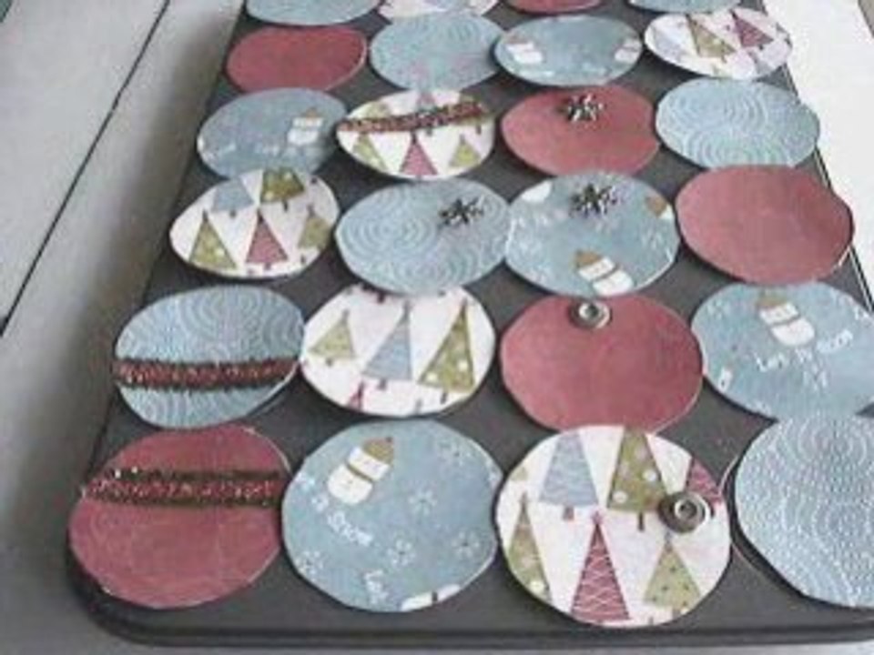 Advent Calendar from Muffin Tin