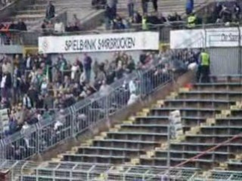 Saarbrucken-Homburg: agitations dans le parcage visiteur