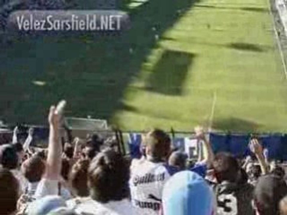 Video de la hinchada de Velez en la bombonera