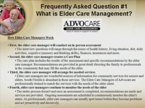 FAQ 1 Elder Care Management South Florida
