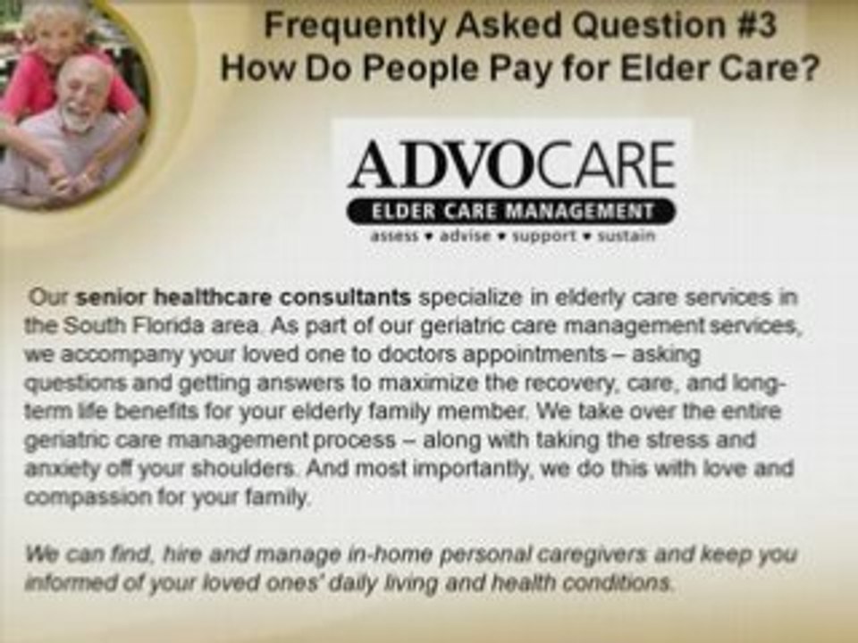 FAQ 3 Elder Care Management South Florida