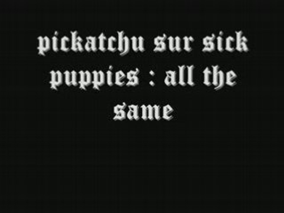 Pickatchu chante ^^