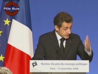 Sarko : le prix du courage politique