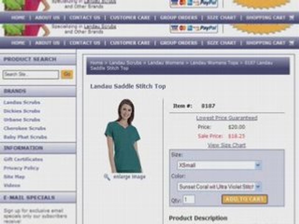 Buy Cheap Landau Medical Scrubs