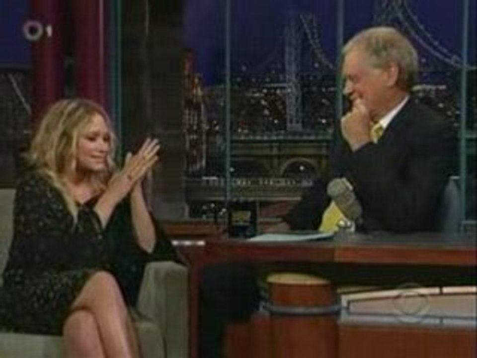 Mary Kate Olsen on Late Show w- David Letterman June 26 ...