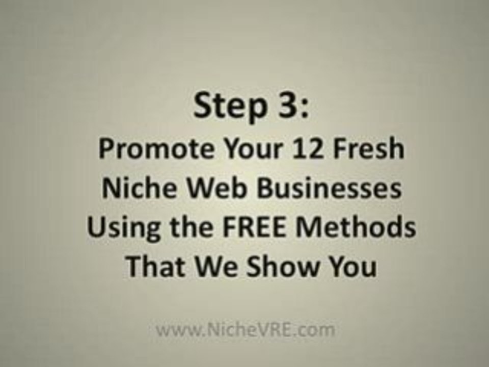 Instant Web Business Niche Web Sites
