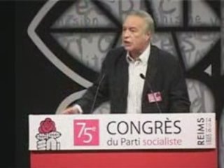 François Rebsamen au Congrès de Reims