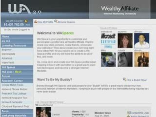 Wealthy Affiliate, Online Marketing