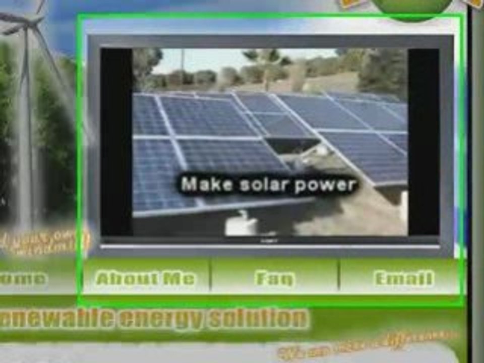 Earth 4 - Renewable Energy Solutions - Wind And Solar Power!
