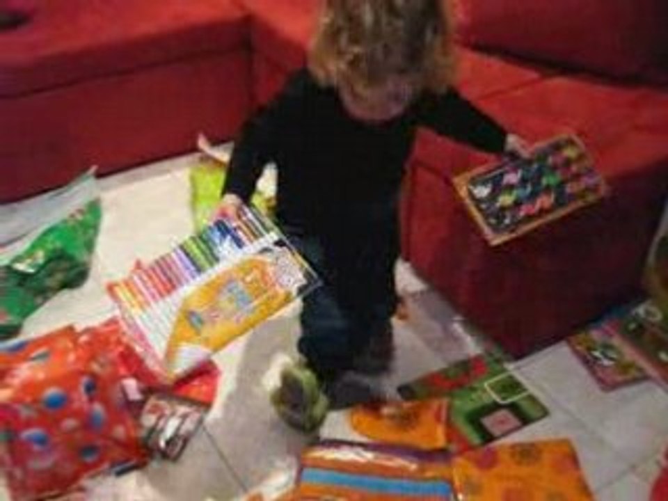 Ouverture des cadeaux