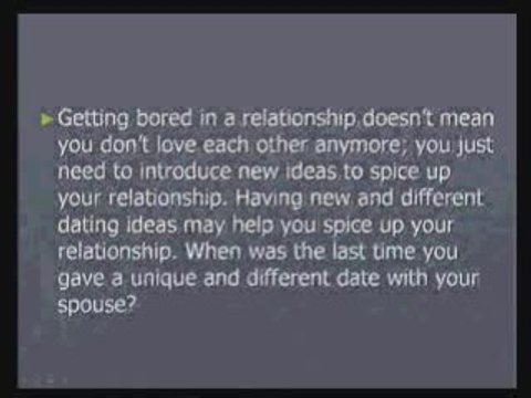 Different Dating Ideas for Couples - How to Avoid Boredom